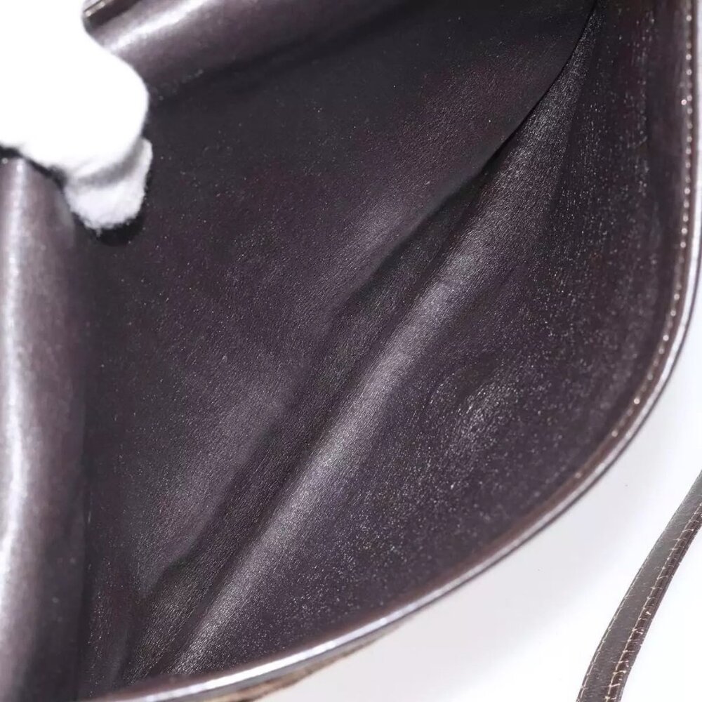 Christian Dior Trotter Canvas Shoulder Bag Brown Auth BD219 - Picture 10 of 16